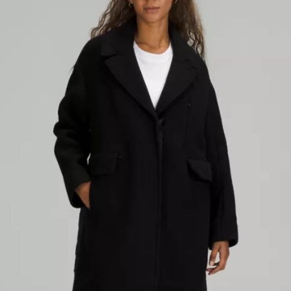 Lululemon Long Wool Coat - Picture 7 of 8